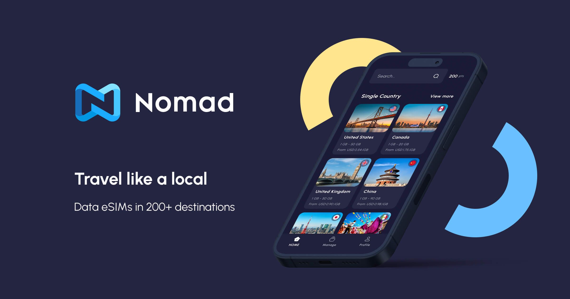 Nomad country data eSIM
